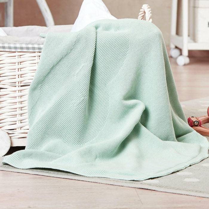 Nordic Coast Company Babydecke Wolke Mint Kostenlose Rückgabe
