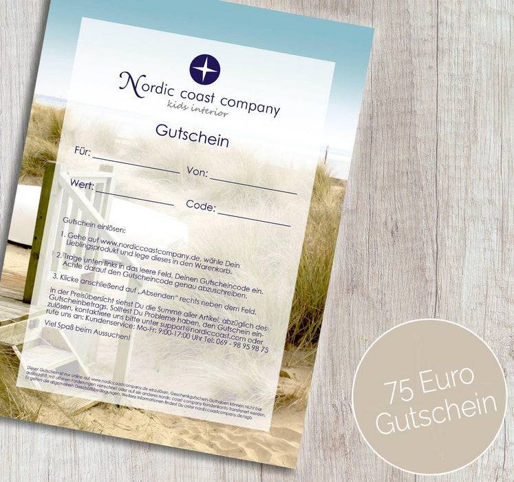 Nordic Coast Company Gutschein 75 Euro Neueste Stile