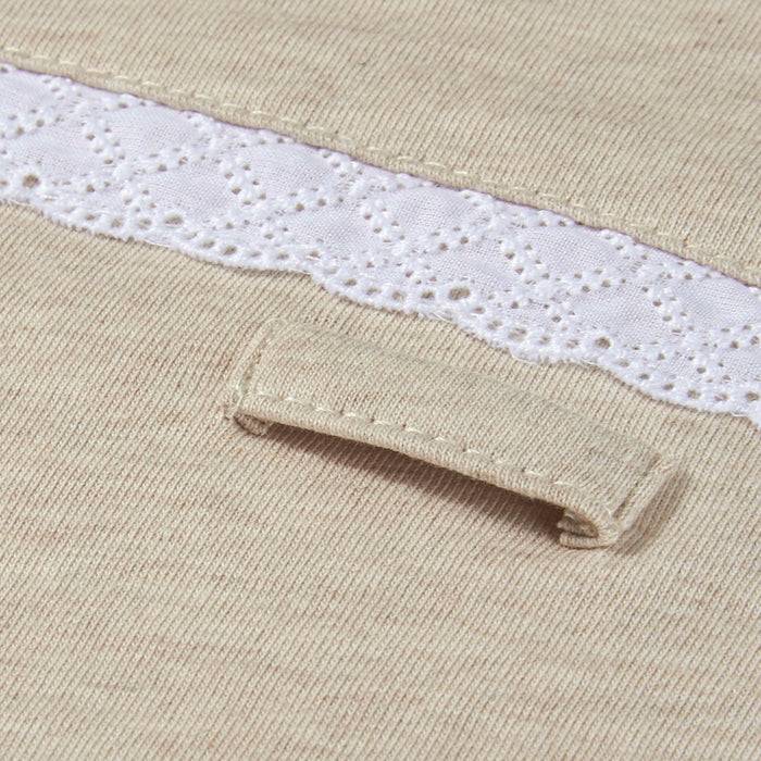 Nordic Coast Company Bezug Wickelauflage Beige Spitze Bis zu 50% Rabatt