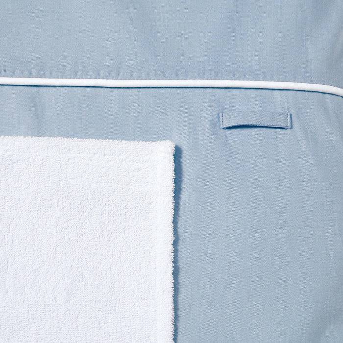 Nordic Coast Company Wickelauflage Blau Grau Super Rabatt