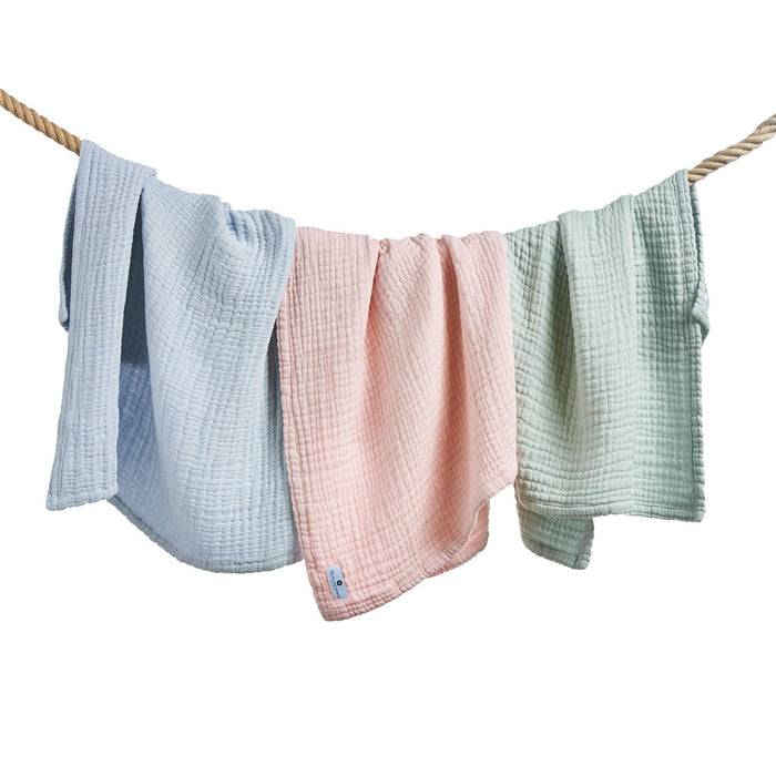 Nordic Coast Company Musselin Decke Blau Clearance-Verkauf