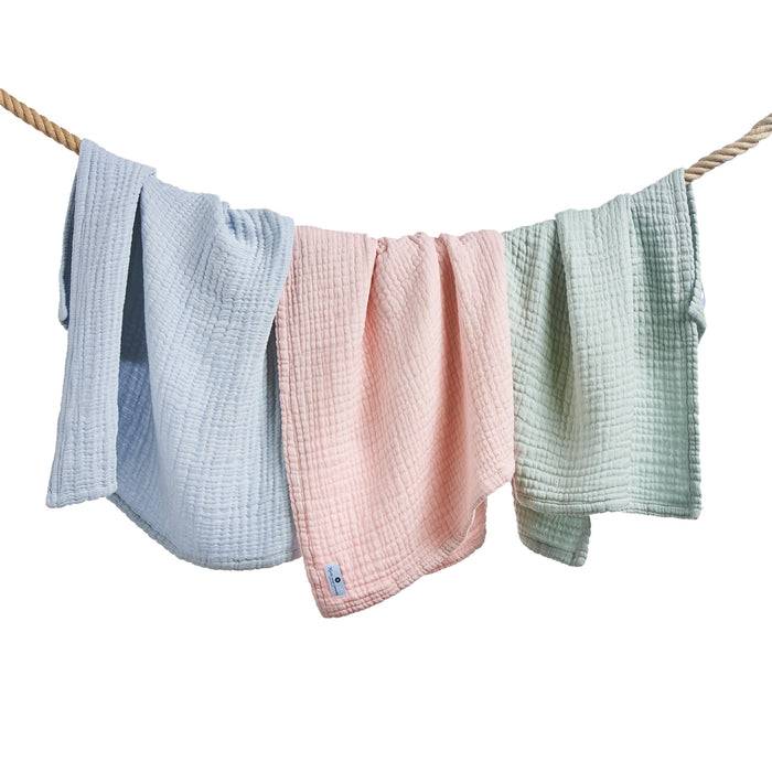 Nordic Coast Company Musselin Decke Rosa Kostenloser Versand international
