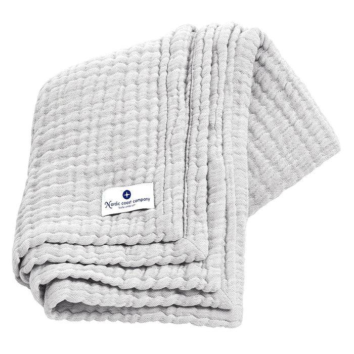 Nordic Coast Company Musselin Decke Grau Large