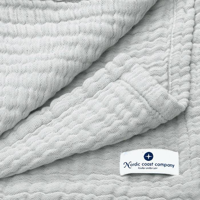 Nordic Coast Company Musselin Decke Grau Large Fabrikladen