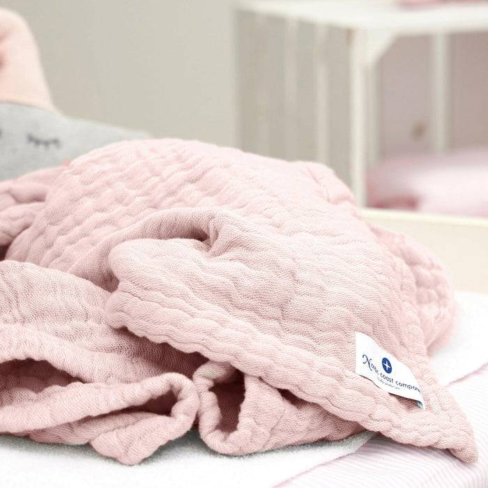 Nordic Coast Company Musselin Decke Rosa Large Speichern exportieren
