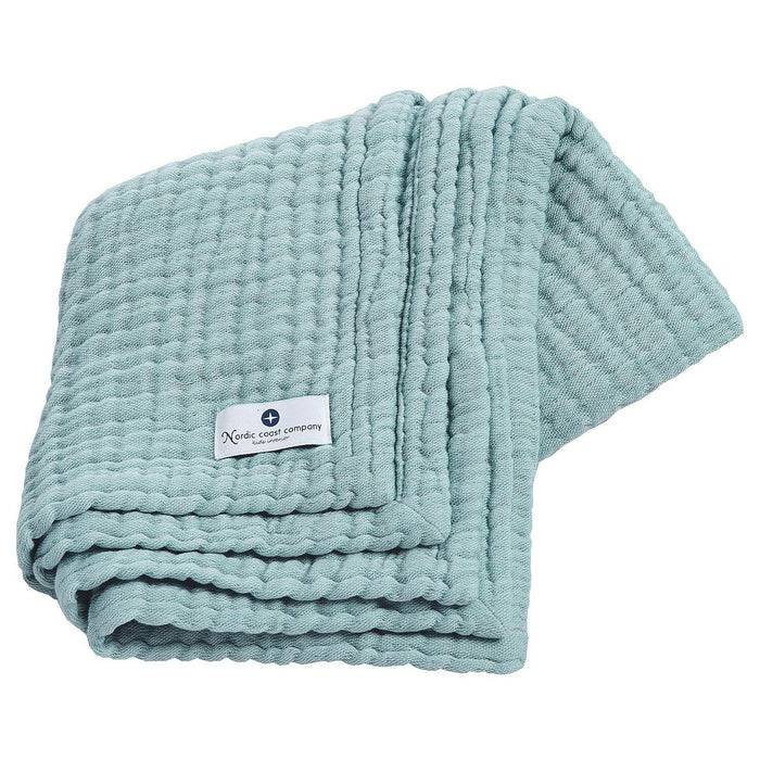 Nordic Coast Company Musselin Decke Jade Grün