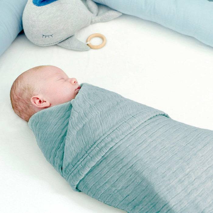Nordic Coast Company Musselin Decke Jade Grün Im Verkauf