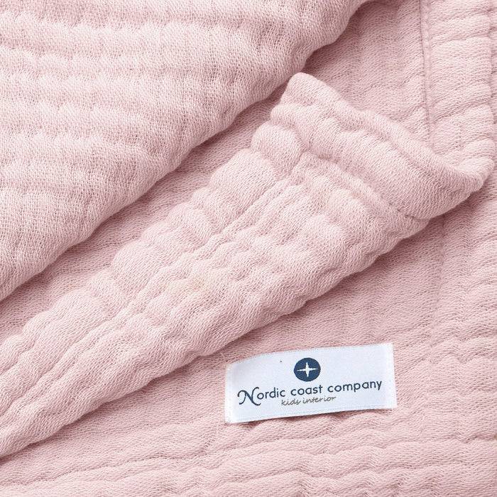 Nordic Coast Company Musselin Decke Altrosa 50% Rabatt für begrenzte Zeit