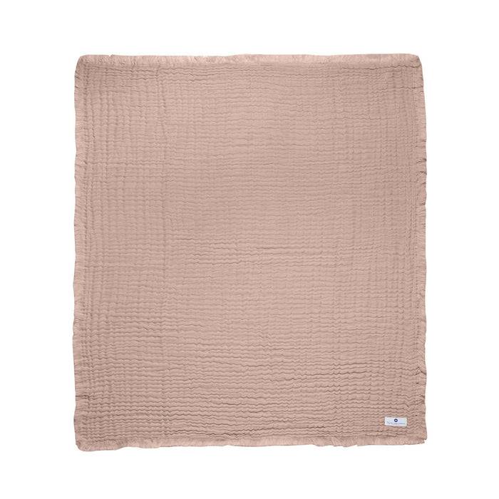 Nordic Coast Company Musselin Fransendecke Altrosa Outlet