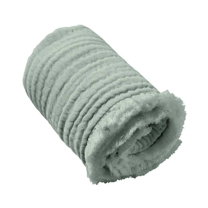 Nordic Coast Company Musselin Fransendecke Mint Angebote