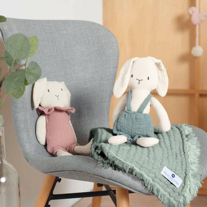 Nordic Coast Company Musselin Fransendecke Mint Angebote