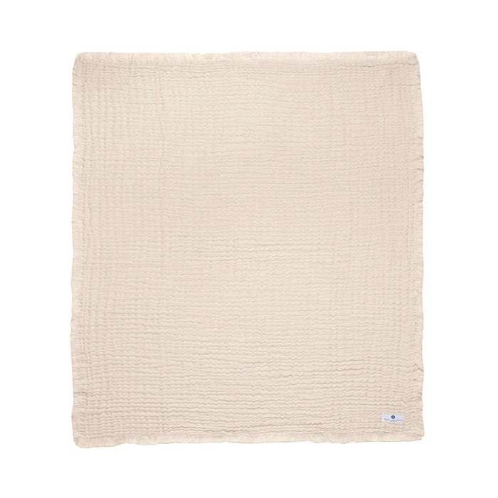 Nordic Coast Company Musselin Fransendecke Puder Hotsell