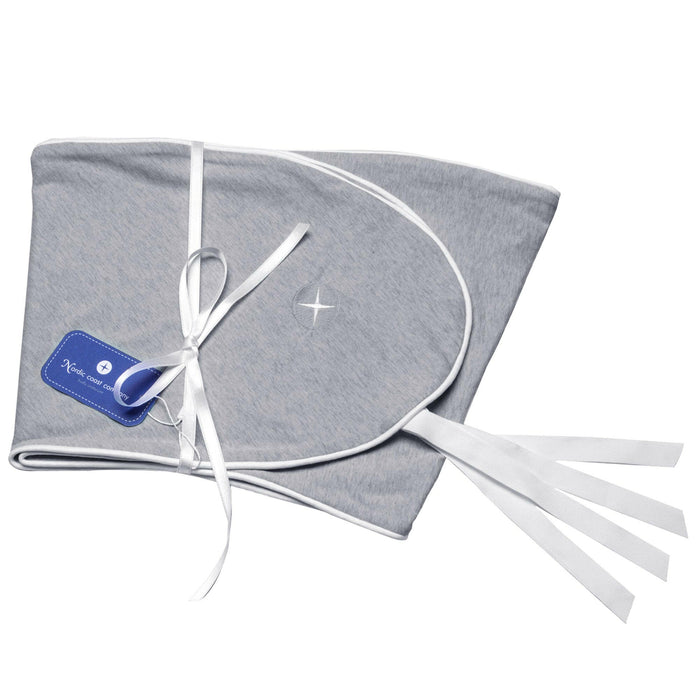 Nordic Coast Company Stillkissen Bezug 180 cm Grau
