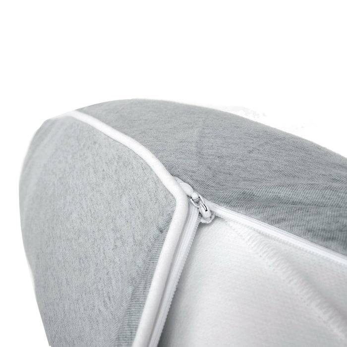 Nordic Coast Company Stillkissen Bezug 180 cm Grau Schlussverkauf