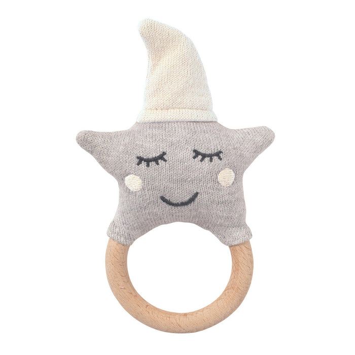 Nordic Coast Company Baby Rassel Stern Natur