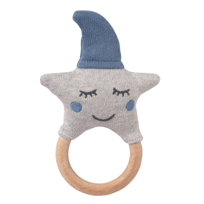 Nordic Coast Company Baby Rassel Stern Blau