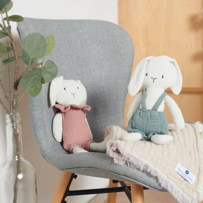 Nordic Coast Company Kuscheltier Musselin Hase Ben Sonderangebot
