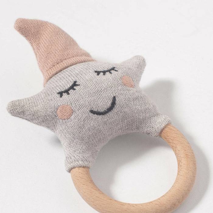 Nordic Coast Company Baby Rassel Stern Rosa Günstig kaufen