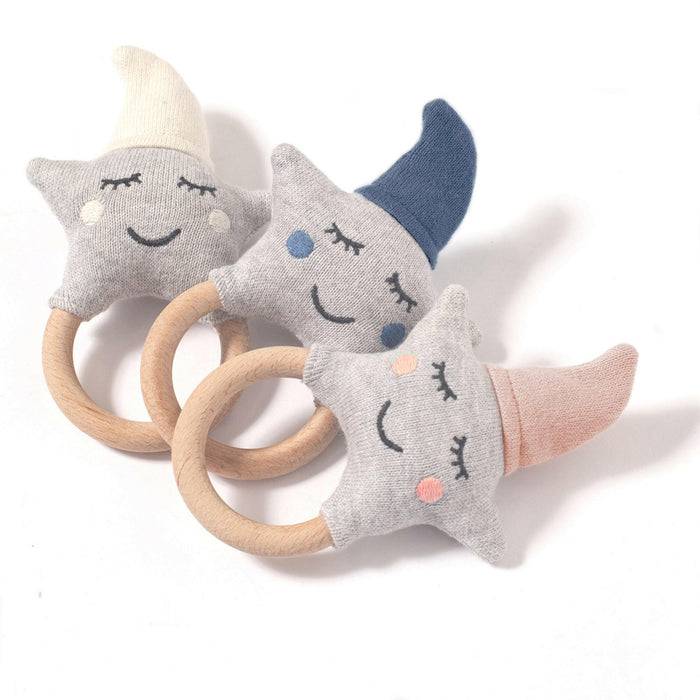 Nordic Coast Company Baby Rassel Stern Rosa Günstig kaufen