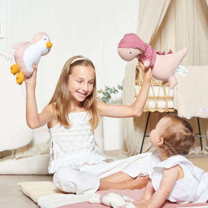 Nordic Coast Company Spieluhr Baby Pinguin Rosa Begrenztes Angebot