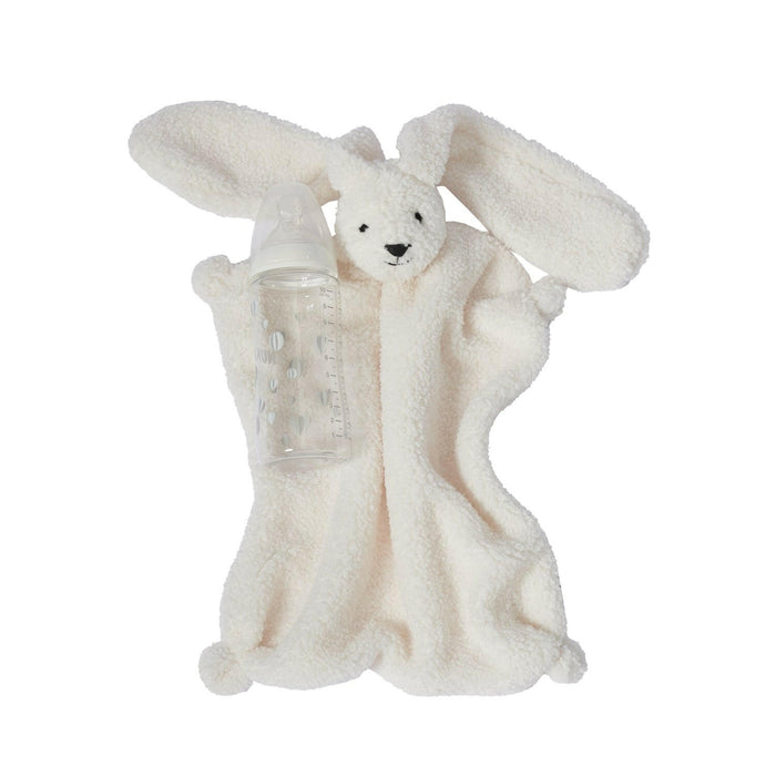 Nordic Coast Company Schnuffeltuch Hase Teddy Natur Preisnachlass
