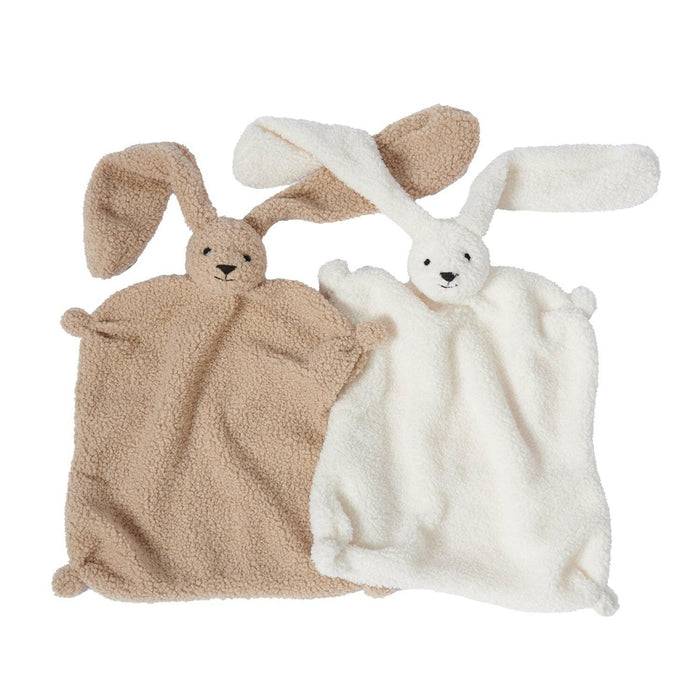 Nordic Coast Company Schnuffeltuch Hase Teddy Natur Preisnachlass