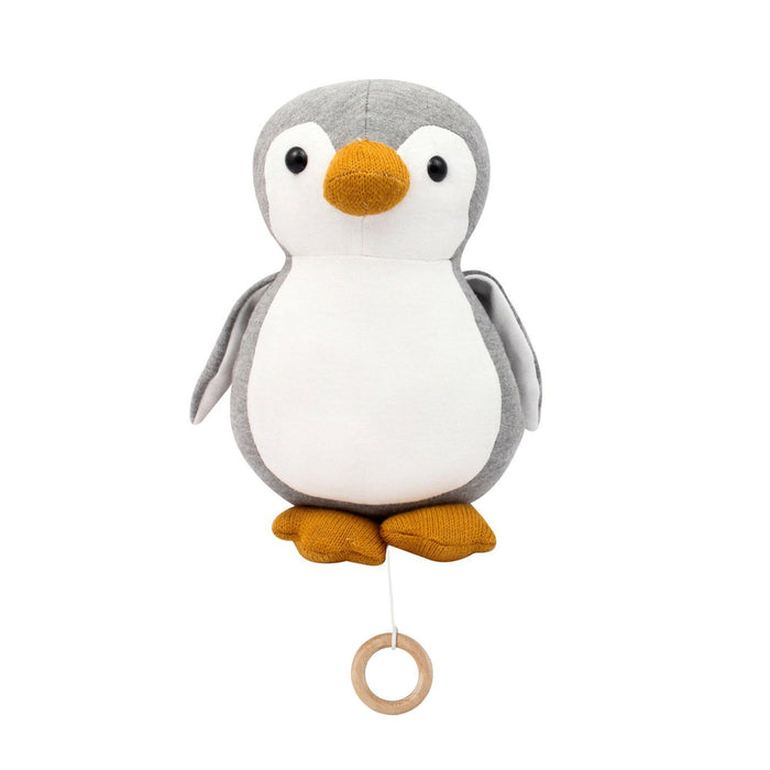Nordic Coast Company Spieluhr Baby Pinguin Grau