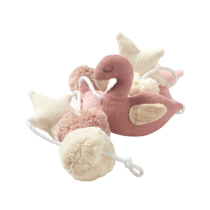 Nordic Coast Company Wandgirlande Musselin Schwan Large Jubiläumsangebot
