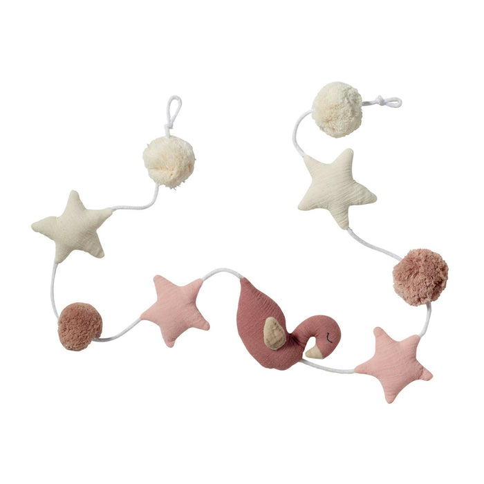 Nordic Coast Company Wandgirlande Musselin Schwan Large Jubiläumsangebot