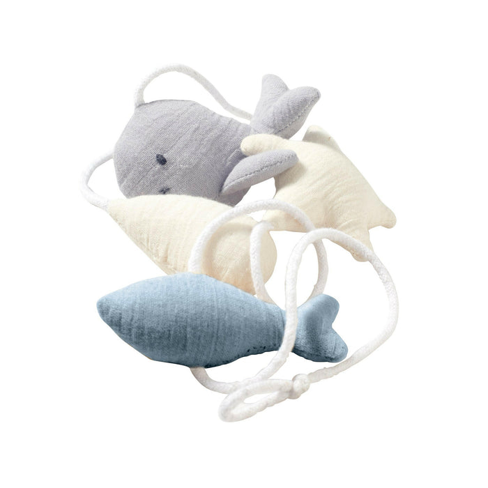 Nordic Coast Company Wandgirlande Musselin Wal Small Heißer Verkauf