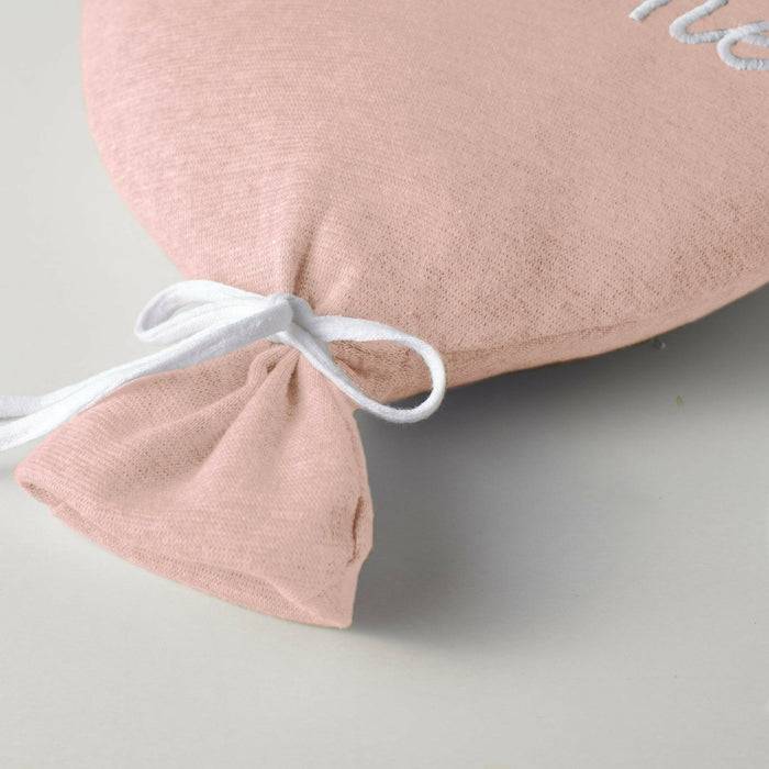 Nordic Coast Company Ballon-Kissen "Welcome Little One" Rosa Neueste Mode