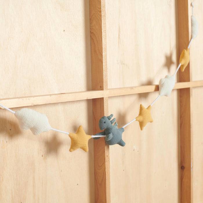 Nordic Coast Company Wandgirlande Musselin Dino Large Exklusive Angebote