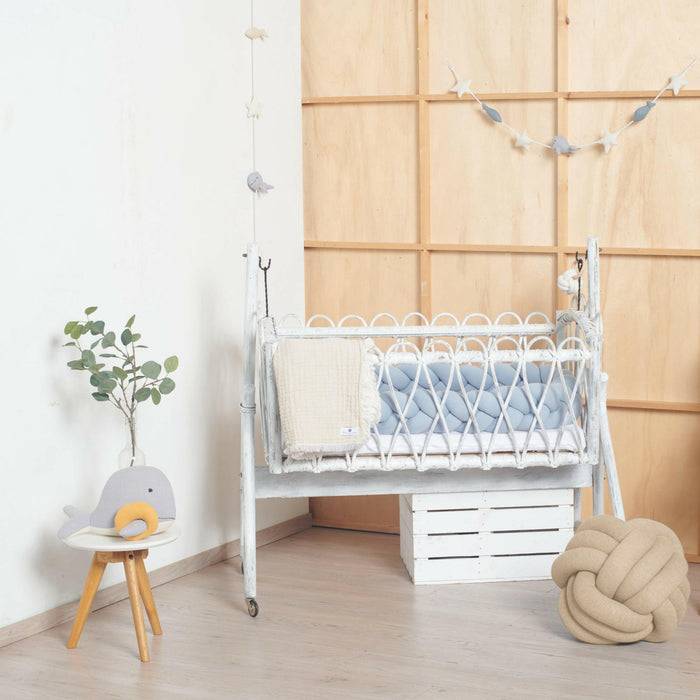 Nordic Coast Company Knotenkissen Strick Beige Bestseller