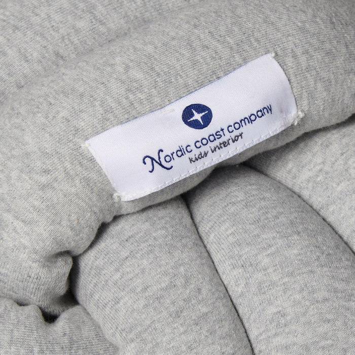 Nordic Coast Company Knotenkissen Jersey Grau Tiefpreis