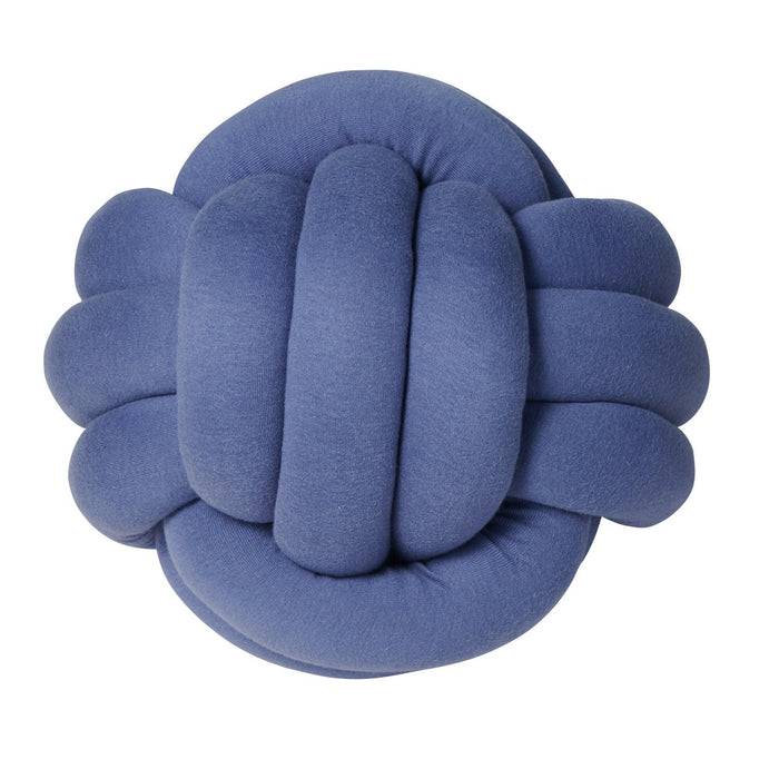 Nordic Coast Company Knotenkissen Jersey Blau