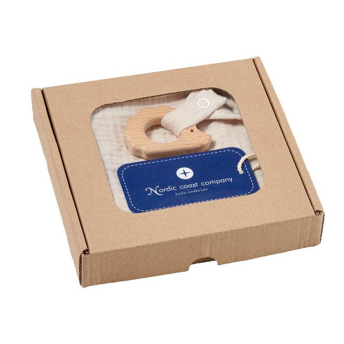 Nordic Coast Company Kuscheltuch Musselin Igel Sand Nur noch ein Tag übrig