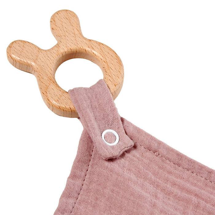 Nordic Coast Company Kuscheltuch Musselin Hase Rosa Riesige Rabatte