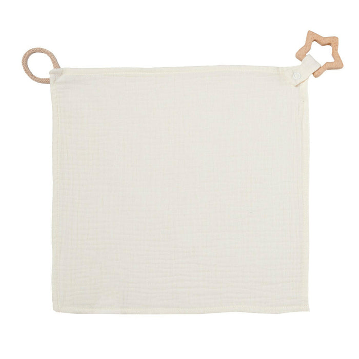 Nordic Coast Company Kuscheltuch Musselin Stern Natur