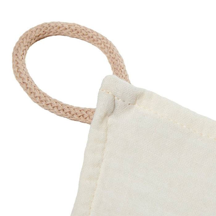 Nordic Coast Company Kuscheltuch Musselin Stern Natur 50% Rabatt mit kostenlosem Versand