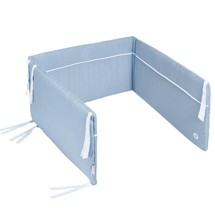 Nordic Coast Company Baby Bettnestchen Blau Grau Fabrikpreis