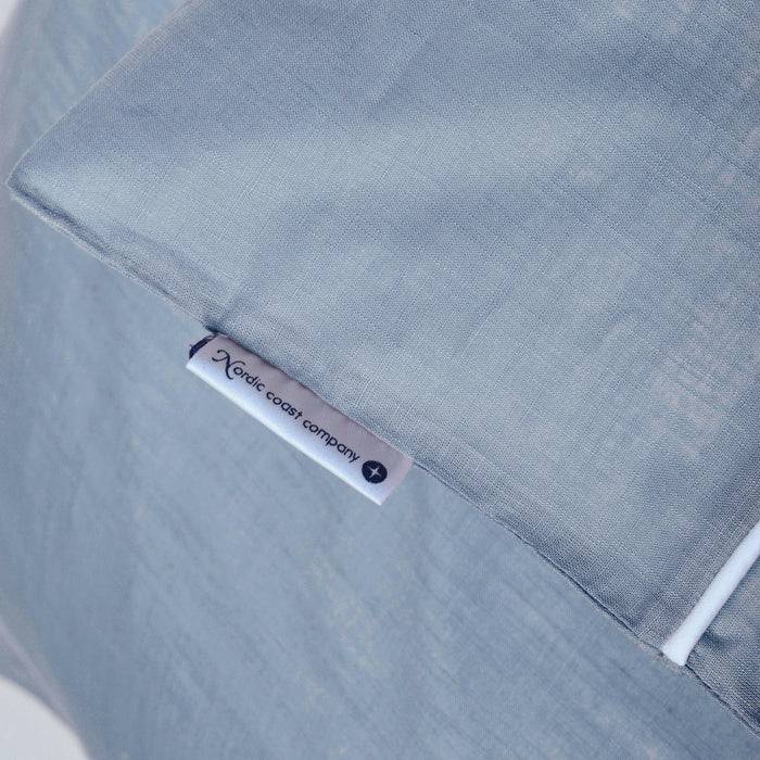 Nordic Coast Company Babybettwäsche Blau Grau Vatertagsangebot