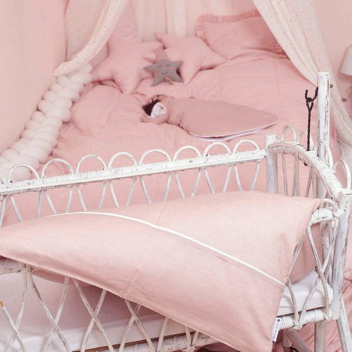 Nordic Coast Company Babybettwäsche Altrosa Valentinstagsangebot