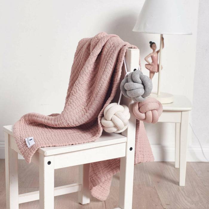 Nordic Coast Company Babygym Anhänger Set Knoten Rosa Bis zu 60% Rabatt
