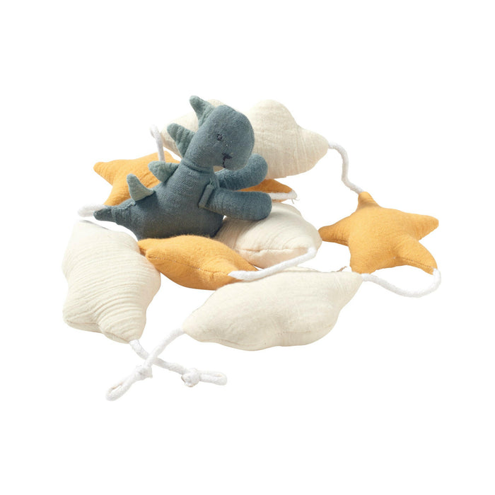 Nordic Coast Company Wandgirlande Musselin Dino Large Discount Store für neue Produkte