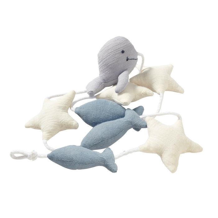 Nordic Coast Company Wandgirlande Musselin Wal Large Riesige Rabatte