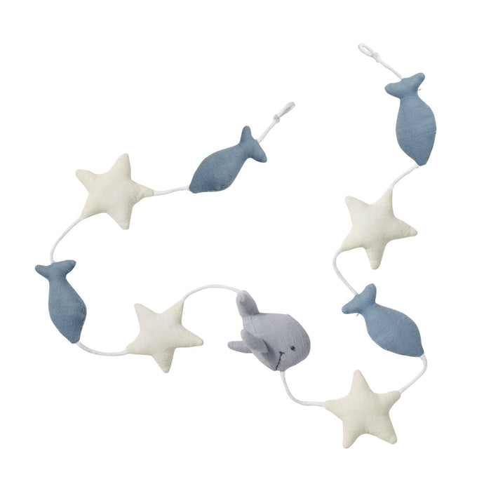 Nordic Coast Company Wandgirlande Musselin Wal Large Riesige Rabatte