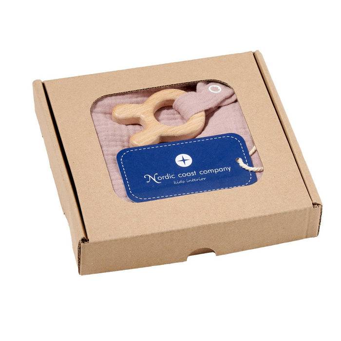 Nordic Coast Company Kuscheltuch Musselin Hase Rosa Rabatte dieses Monats