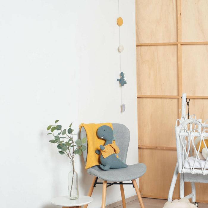 Nordic Coast Company Wandgirlande Musselin Dino Small Outlet