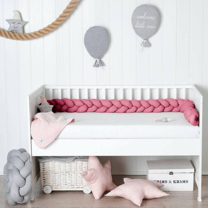 Nordic Coast Company Bettschlange geflochten Beere Jersey Exklusive Angebote