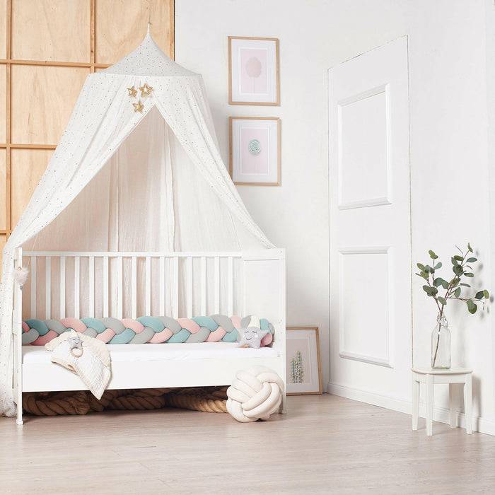 Nordic Coast Company Bettschlange geflochten Jersey Trio Mint Räumungsverkauf